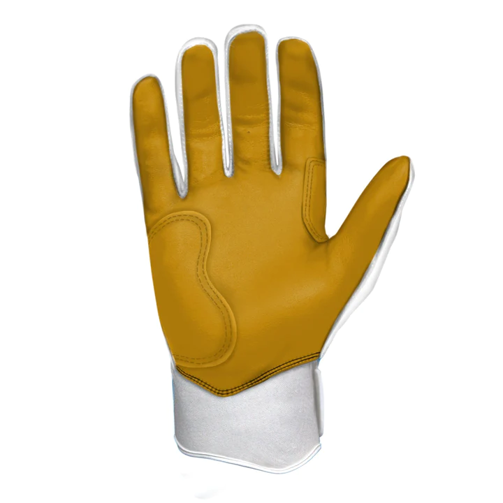 Premium Pro Short Cuff Batting - WHITE product image 2, provided for visual reference and product detail review