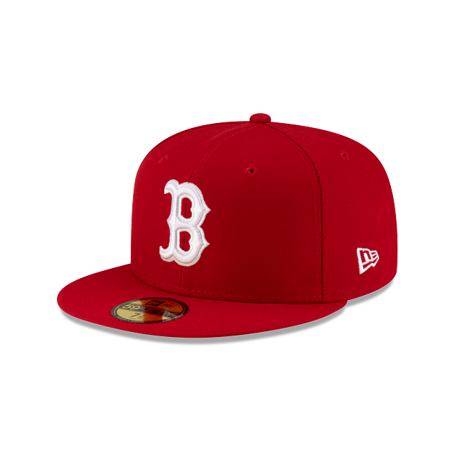 Boston Red Sox 2025 City Connect New Era 59FIFTY Fitted Hat – Scarlet Red product image 1, provided for visual reference and
