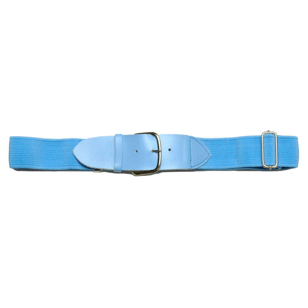 Baseball Belt with Cowhide Leather Tabs – Adjustable Adult Elastic Uniform Belt | 1.5" Wide product image 5, provided for