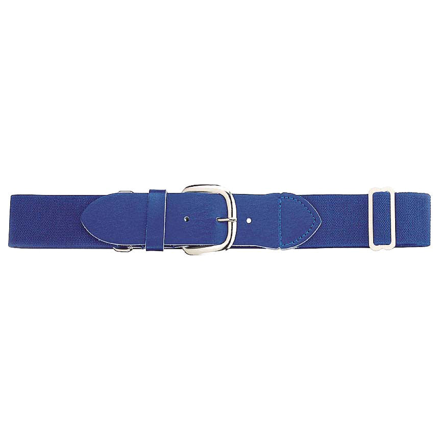 Baseball Belt with Cowhide Leather Tabs – Adjustable Adult Elastic Uniform Belt | 1.5" Wide product image 2, provided for