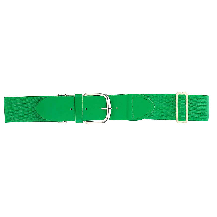 Baseball Belt with Cowhide Leather Tabs – Adjustable Adult Elastic Uniform Belt | 1.5" Wide product image 4, provided for