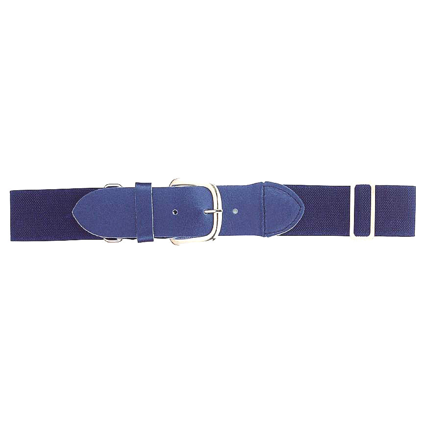 Baseball Belt with Cowhide Leather Tabs – Adjustable Adult Elastic Uniform Belt | 1.5" Wide product image 3, provided for