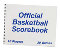 Official Basketball Scorebook – Record Stats for 16 Players Across 30 Games - (BS30) product image 1, provided for visual