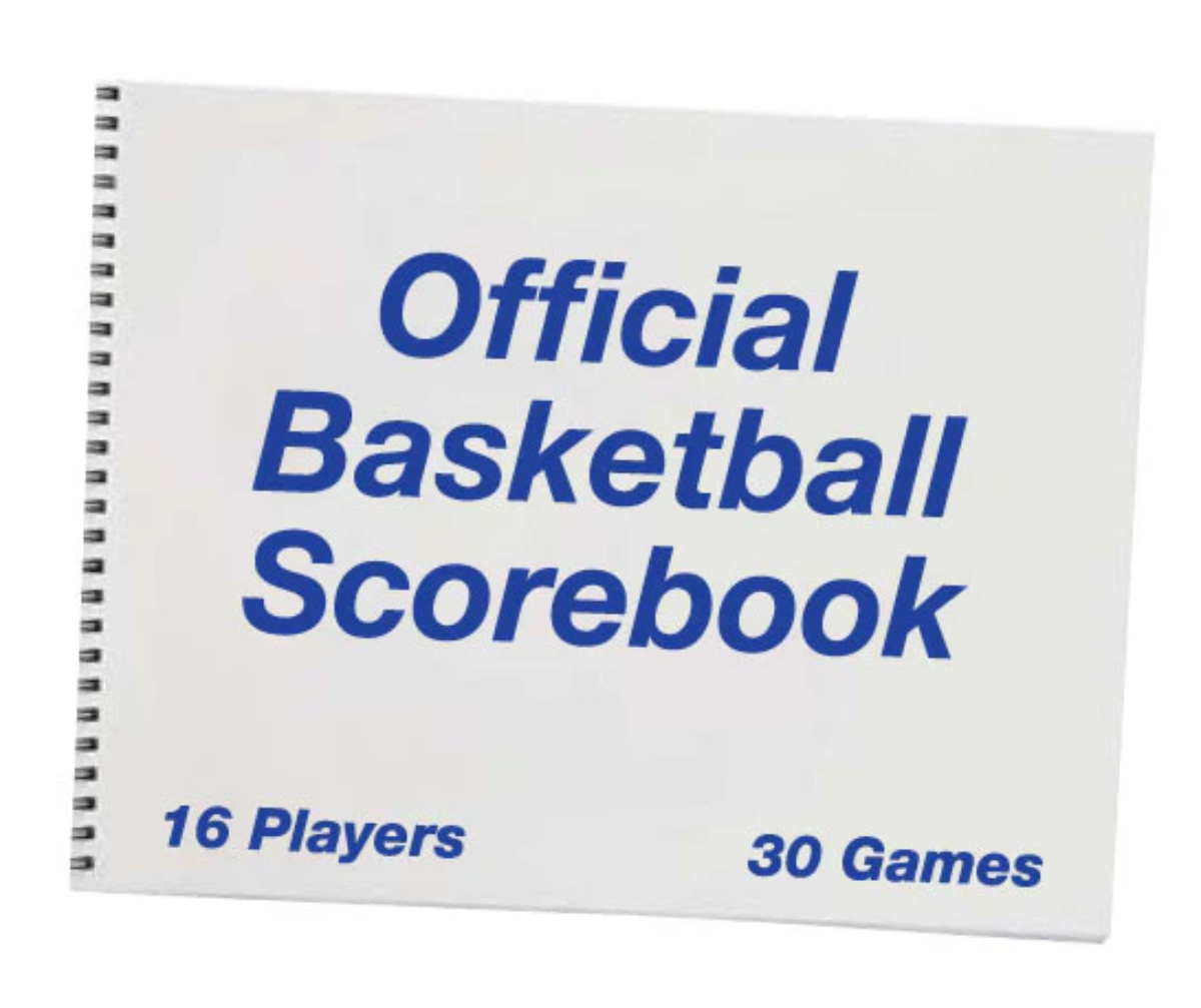 Official Basketball Scorebook – Record Stats for 16 Players Across 30 Games - (BS30) product image 1, provided for visual