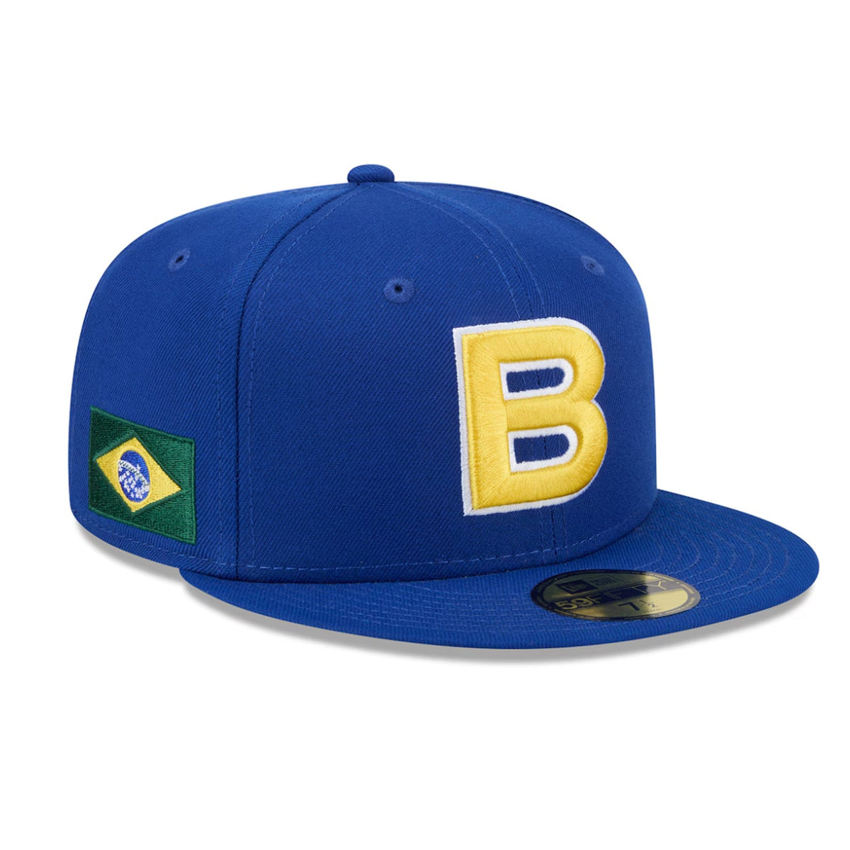 Brasil World Baseball Classic 2026 New Era 59FIFTY Cap | Official WBC Hat product image 1, provided for visual reference and