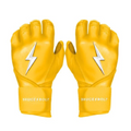 Bruce Bolt Premium Pro Long Cuff Batting - Yellow product image 1, provided for visual reference and product detail review