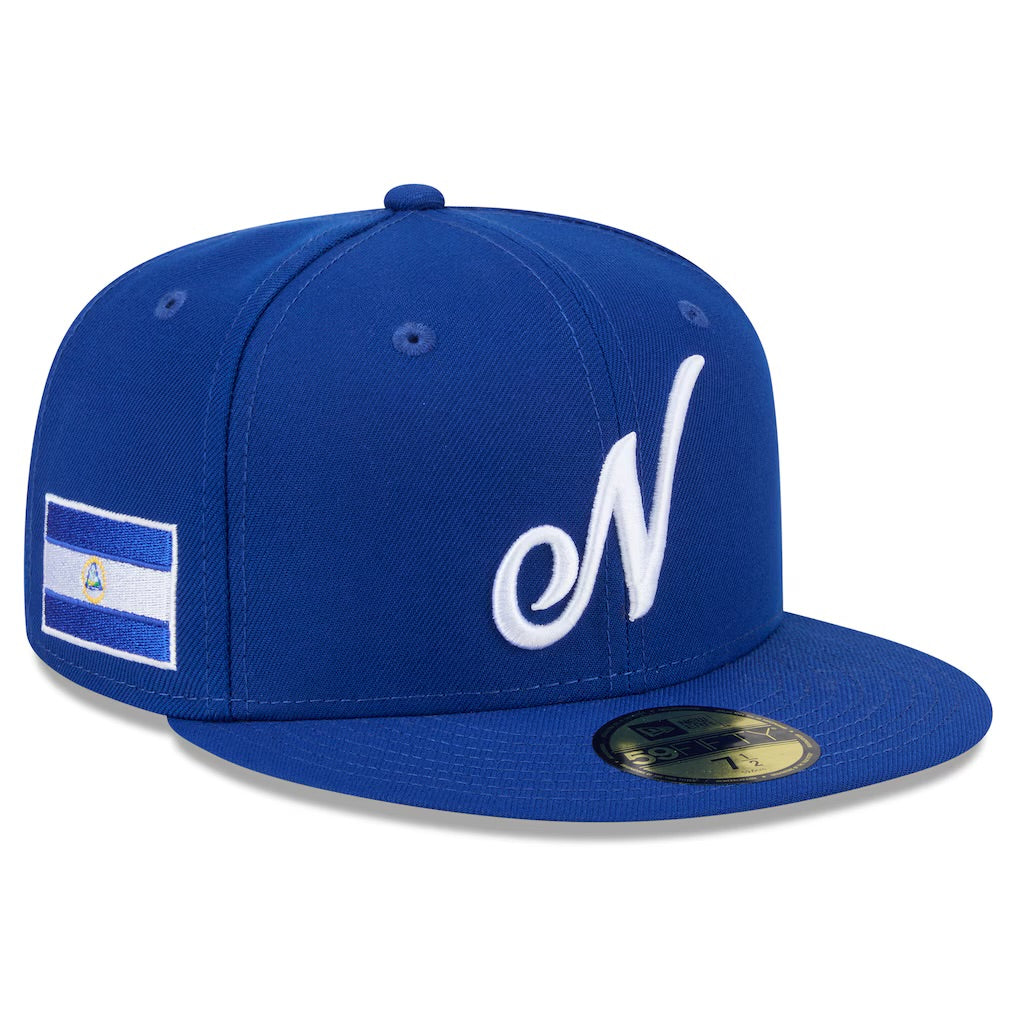 Nicaragua World Baseball Classic 2026 New Era 59FIFTY Fitted Cap – Official WBC Hat product image 1, provided for visual