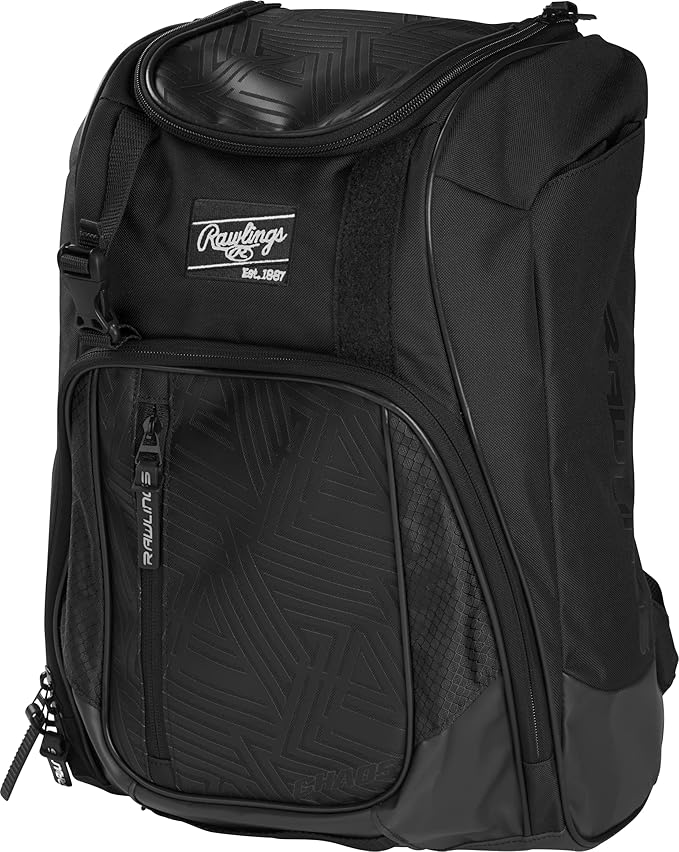 Rawlings Chaos Youth Baseball Softball Backpack – Sleek, Durable Gear Hauler product image 4, provided for visual reference