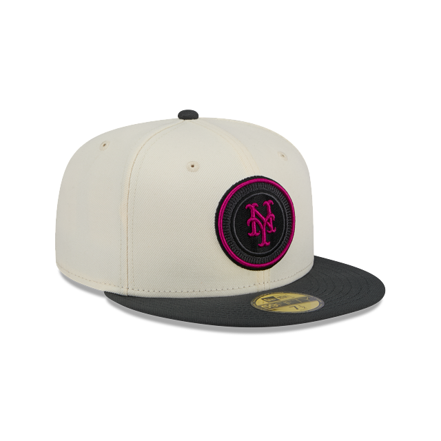 Official New York Mets 2024 City Connect New Era 59FIFTY Fitted Hat product image 3, provided for visual reference and