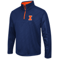 Illinois Fighting Illini Performance Fleece 1/4 Zip Track Jacket By Colosseum Athletics product image 1, provided for visual