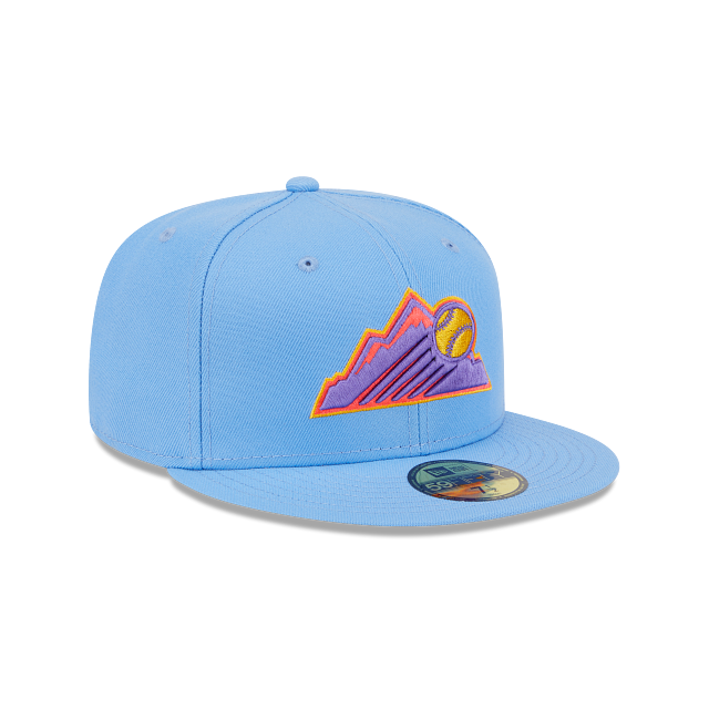 MLB Colorado Rockies New Era 2025 City Connect 59FIFTY Fitted Hat – Light Blue Authentic Collection product image 3,