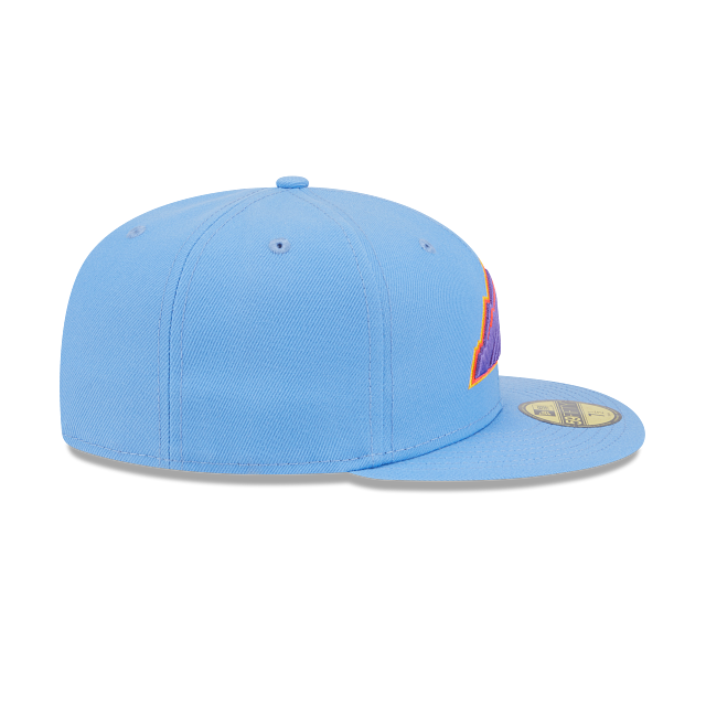 MLB Colorado Rockies New Era 2025 City Connect 59FIFTY Fitted Hat – Light Blue Authentic Collection product image 5,