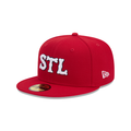 New Era St. Louis Cardinals City Connect 59 Fifty Hat product image 1, provided for visual reference and product detail