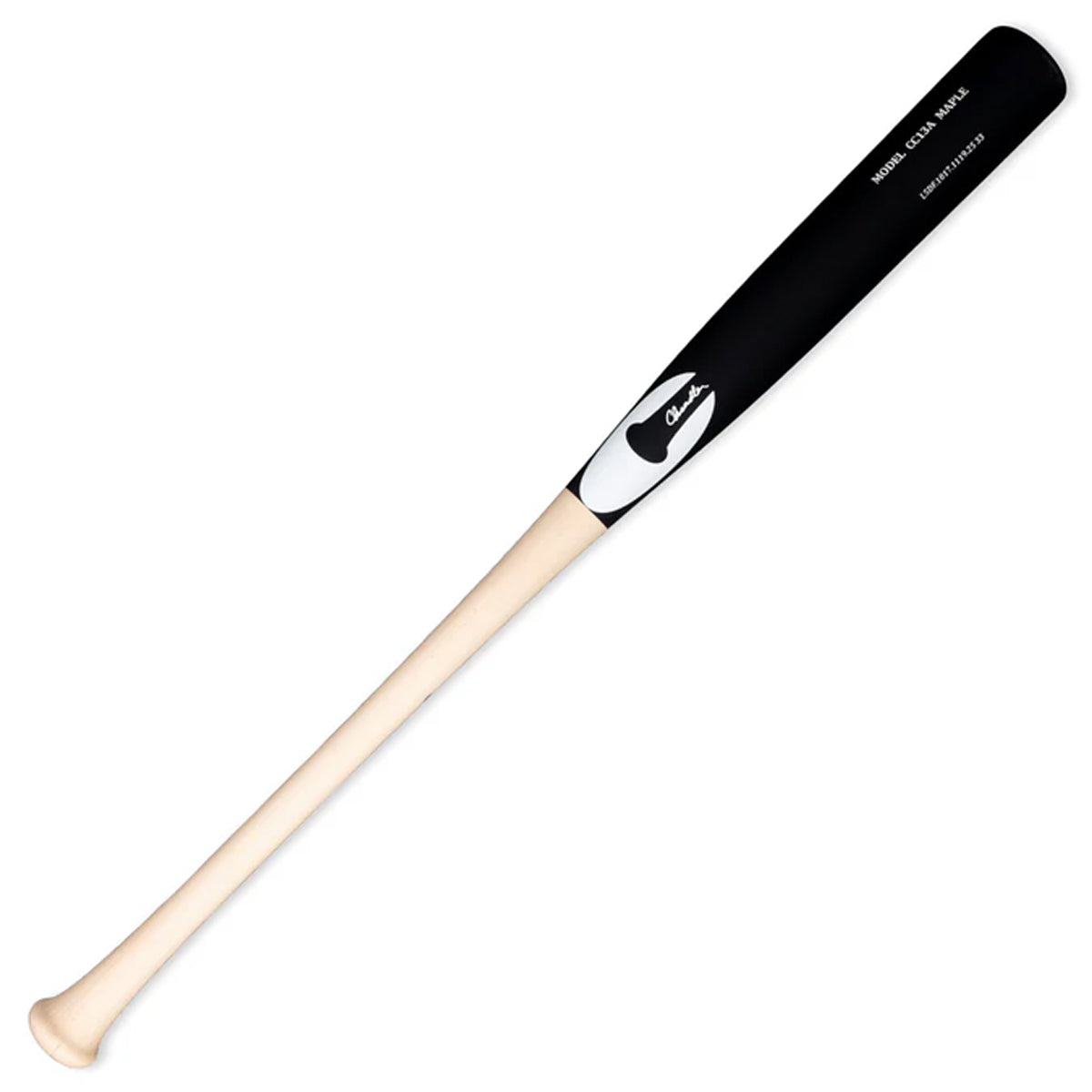 Chandler CC13A Carlos Correa Maple Wood Baseball Bat – Clear Satin/Black Satin | Balanced One-Piece Premium Bat product