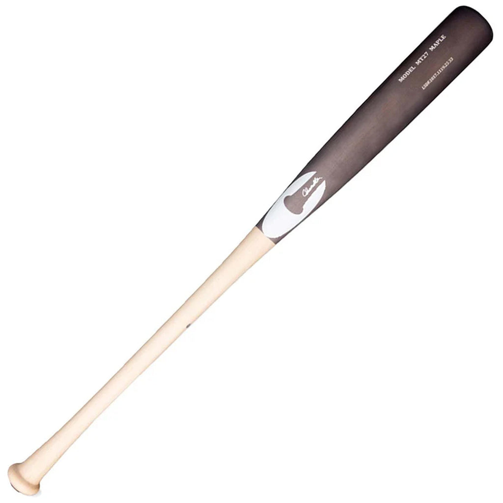 Chandler MT27 Maple Wood Baseball Bat (-2 to -3) End Loaded Power Hitter Long Barrel Performance Cut Natural | Palladium MLB