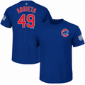Chicago Cubs Jake Arrieta Majestic Royal 2016 World Series Bound Name & Number T-Shirt for Men product image 1, provided for