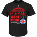 Chicago Cubs 2015 NL Division Series Winner Clubhouse T-Shirt product image 1, provided for visual reference and product