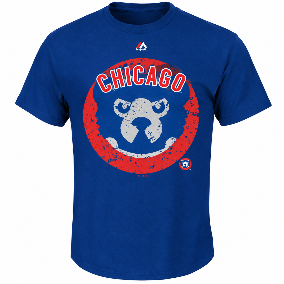 Chicago Cubs Majestic Cooperstown League Domination T-Shirt for Men product image 2, provided for visual reference and