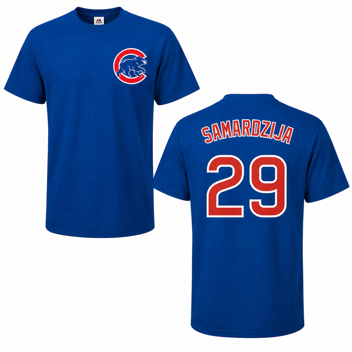 Chicago Cubs Jeff Samardzija Youth Player T-Shirt product image 1, provided for visual reference and product detail review