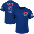 Youth Chicago Cubs Javier Baez Majestic Royal 2016 World Series Champions Name & Number T-Shirt product image 1, provided