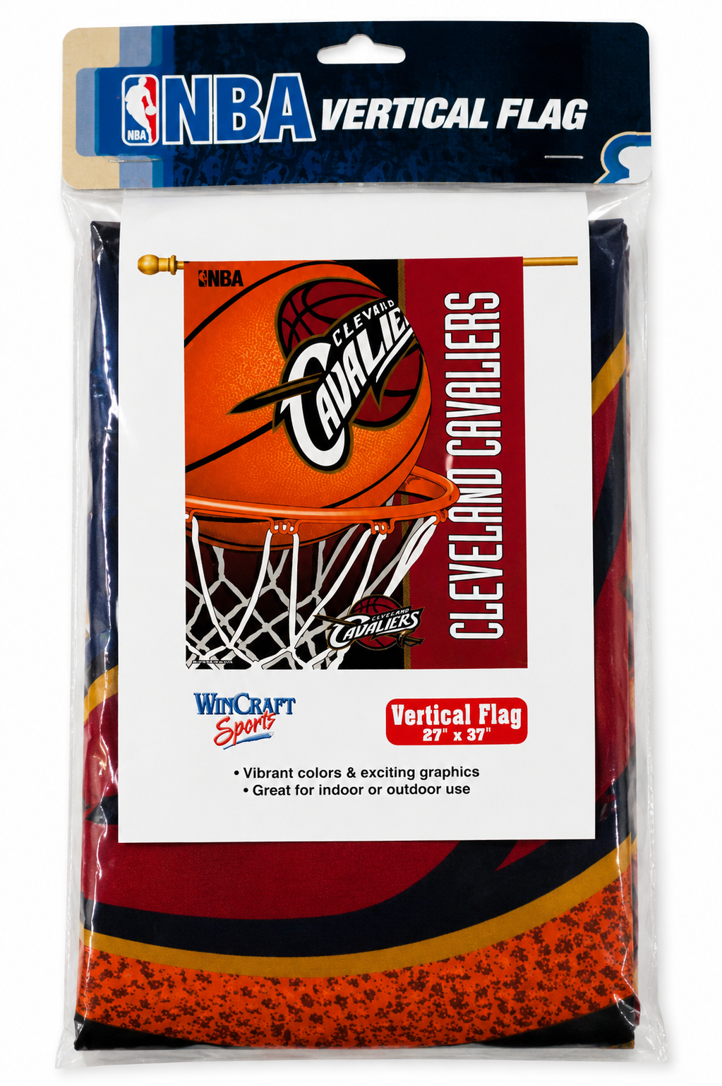 Cleveland Cavaliers Vertical Flag product image 1, provided for visual reference and product detail review
