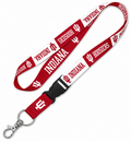 Indiana Hoosiers Double Sided Lanyard With Detachable Buckle By Wincraft product image 1, provided for visual reference and