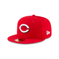 New Era 59FIFTY Cincinnati Reds Home Authentic Collection On-Field Fitted Hat - Red product image 1, provided for visual