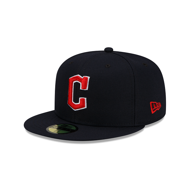 New Era 59FIFTY Cleveland Guardians Road Authentic Collection Fitted Hat - Dark Navy product image 1, provided for visual