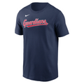Cleveland Guardians Nike T Shirt - Navy product image 1, provided for visual reference and product detail review