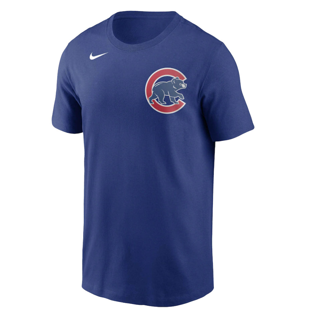 Nike Men Chicago Cubs Blue T-Shirt product image 1, provided for visual reference and product detail review