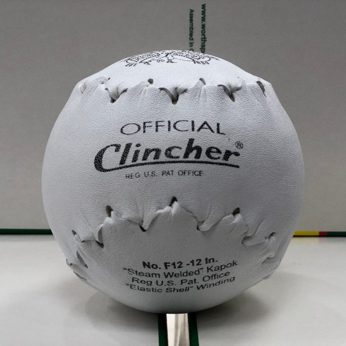 DEBEER Clincher Regular 12" Softballs - Dozen product image 3, provided for visual reference and product detail review