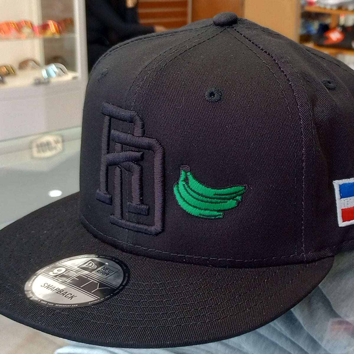 New Era Snapback Black Cap - RD Platano Power product image 2, provided for visual reference and product detail review