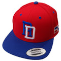 Dominican Republic RD Logo Snapback Hat product image 1, provided for visual reference and product detail review