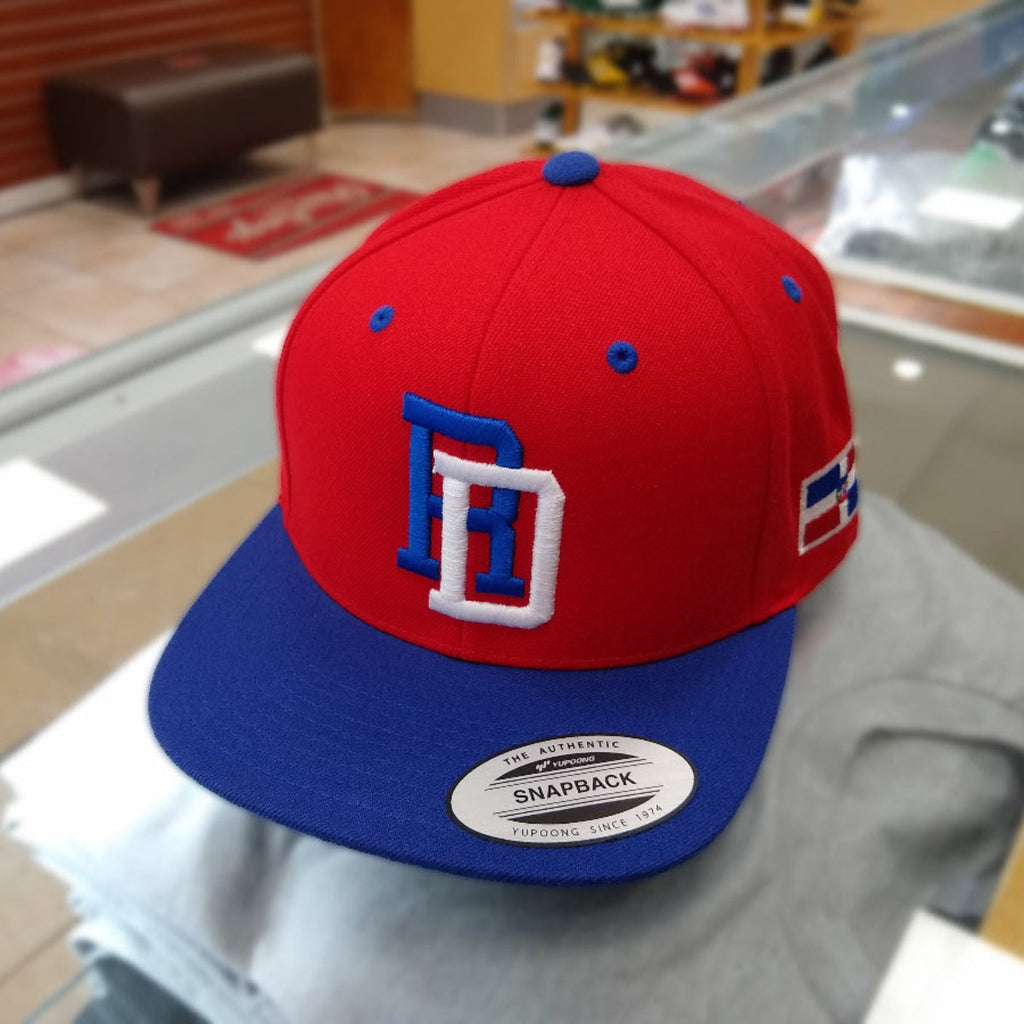 Dominican Republic RD Logo Snapback Hat product image 2, provided for visual reference and product detail review