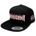 Dominican Republic Snapback Black hat product image 1, provided for visual reference and product detail review