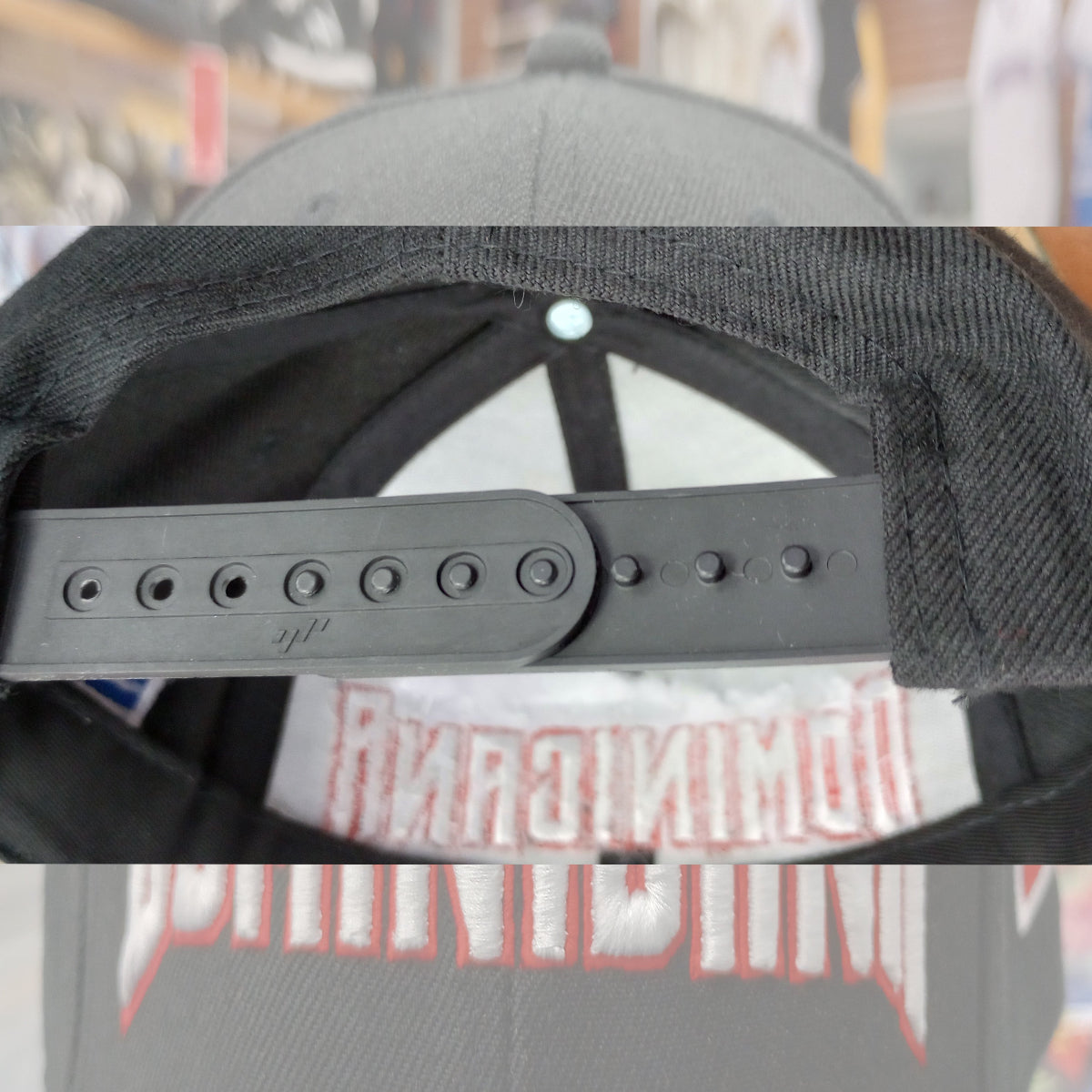 Dominican Republic Snapback Black hat product image 3, provided for visual reference and product detail review