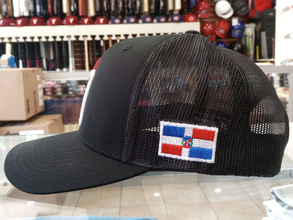 Dominican Republic Snapback Mesh Royal Red Cap RD product image 11, provided for visual reference and product detail review