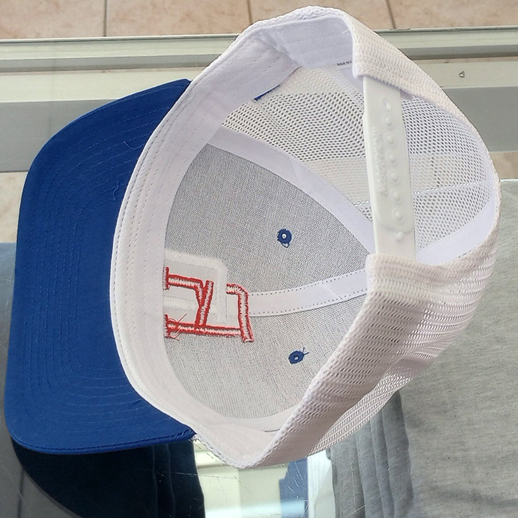 Dominican Republic Snapback Mesh Royal Red Cap RD product image 19, provided for visual reference and product detail review