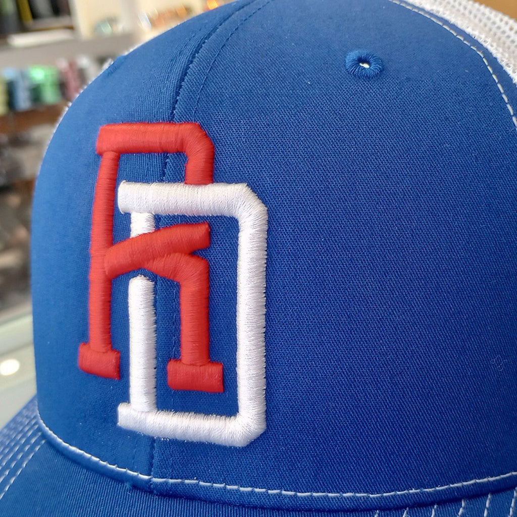 Dominican Republic Snapback Mesh Royal Red Cap RD product image 17, provided for visual reference and product detail review