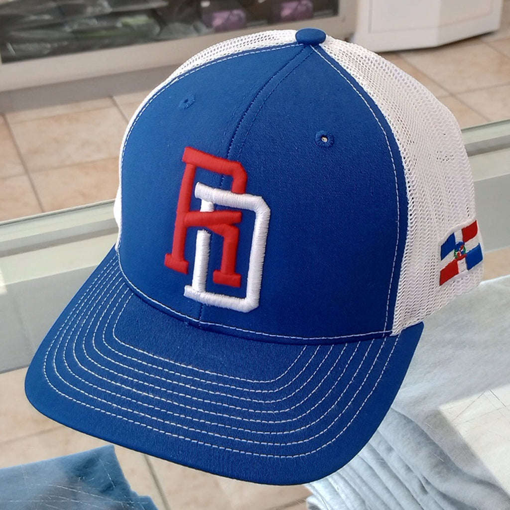 Dominican Republic Snapback Mesh Royal Red Cap RD product image 16, provided for visual reference and product detail review