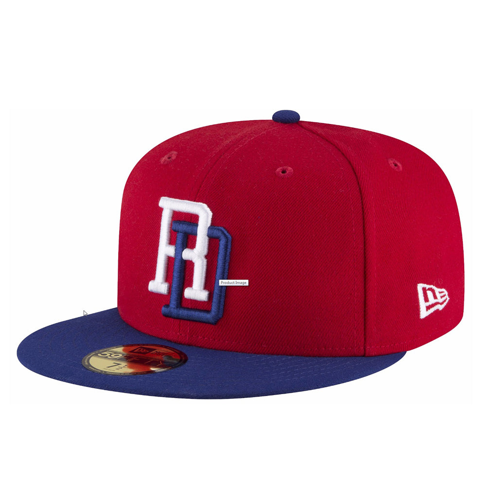 Dominican Republic Baseball New Era 2017 World Baseball Classic Embroidered Patch 59FIFTY Fitted Hat for Men product image