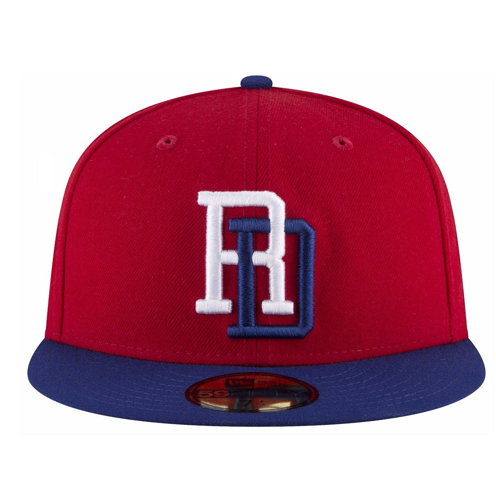 Dominican Republic Baseball New Era 2017 World Baseball Classic Embroidered Patch 59FIFTY Fitted Hat for Men product image
