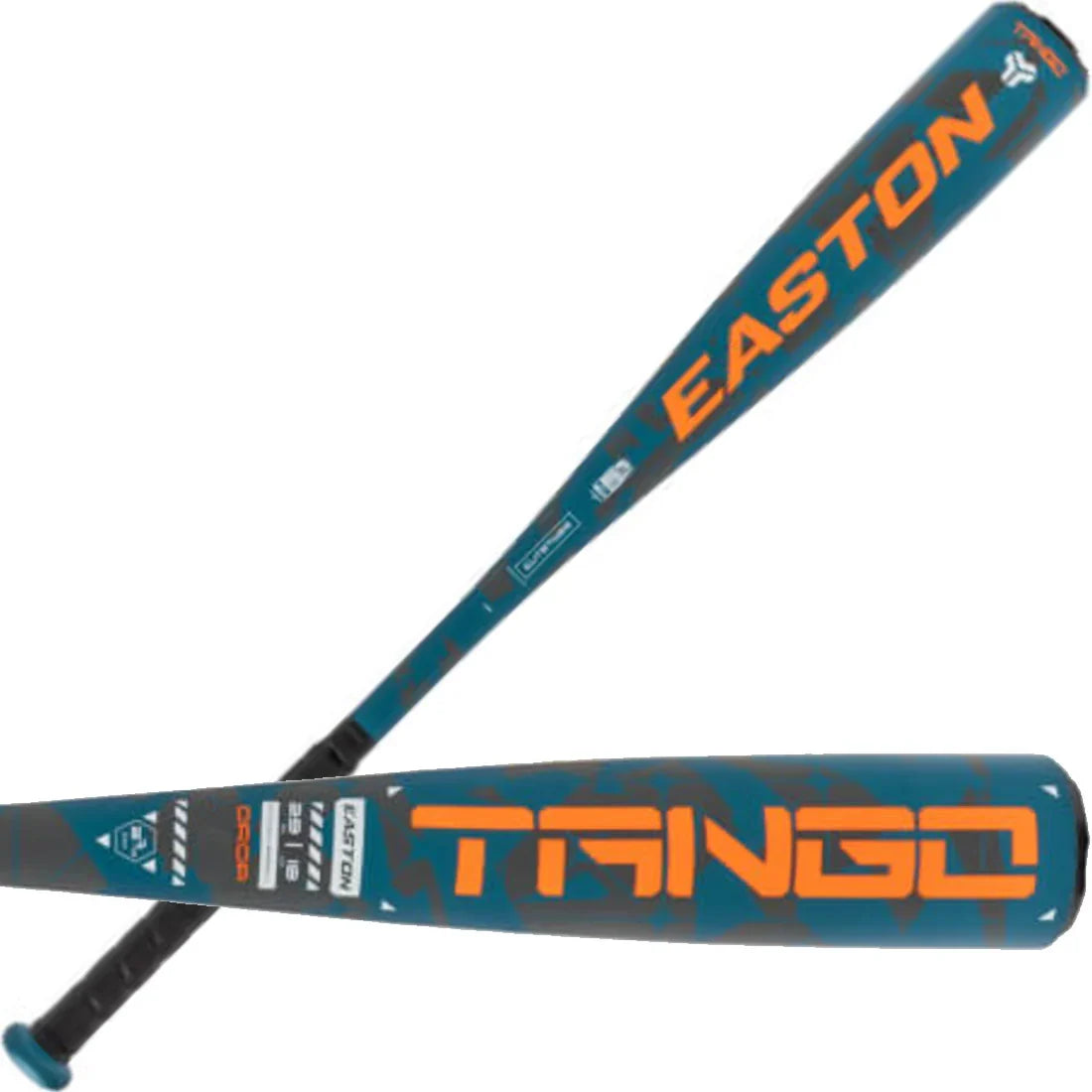 Easton Tango -10 USSSA Baseball Bat (One-Piece ALX100™ Alloy) – Perforated 1.8mm Flex™ Grip, Concave End Cap | EUT5TNG10