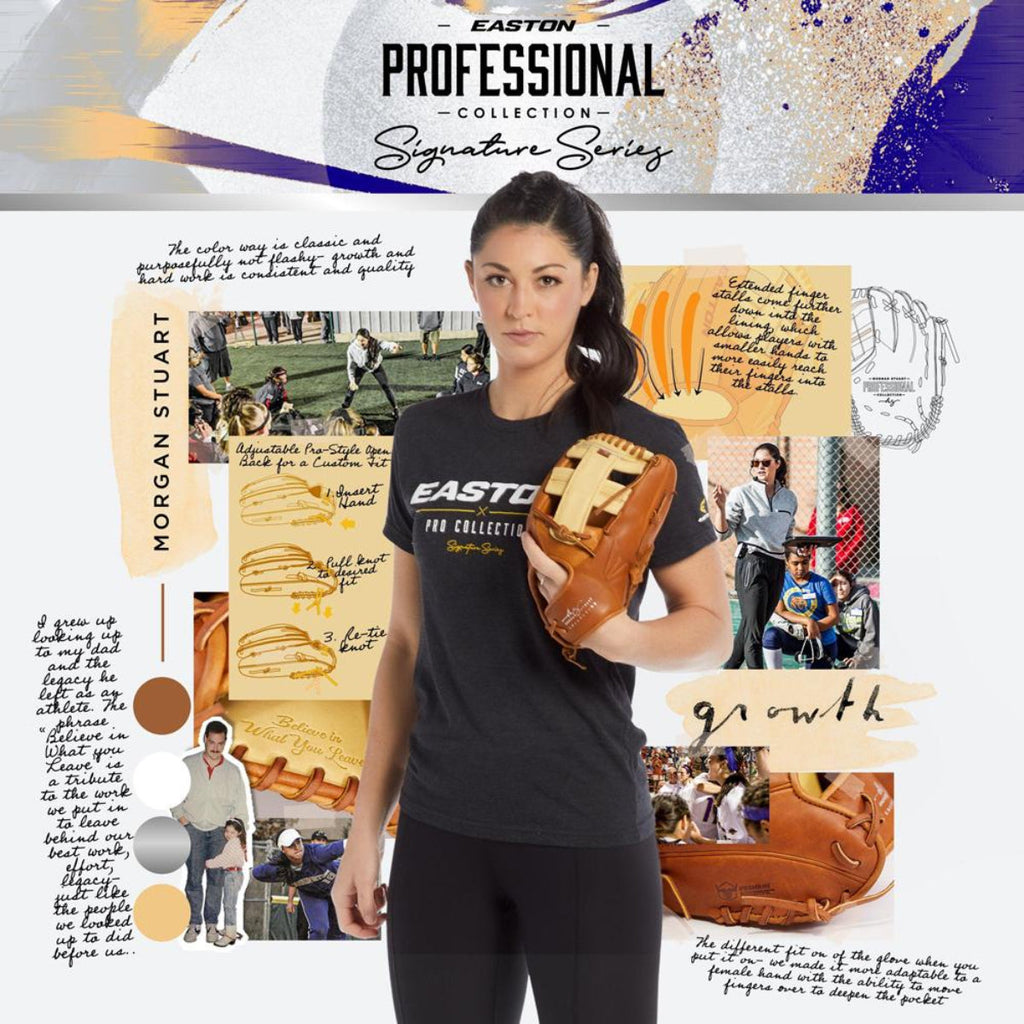 Easton Morgan Stuart Professional Collection Signature Series 11.75" Fastpitch Softball Glove -(MJS1878) product image 4,