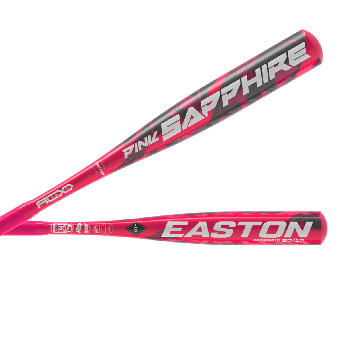 Easton PINK SAPPHIRE -10 FastPitch Softball Bat - (EFP5PSA10) product image 1, provided for visual reference and product