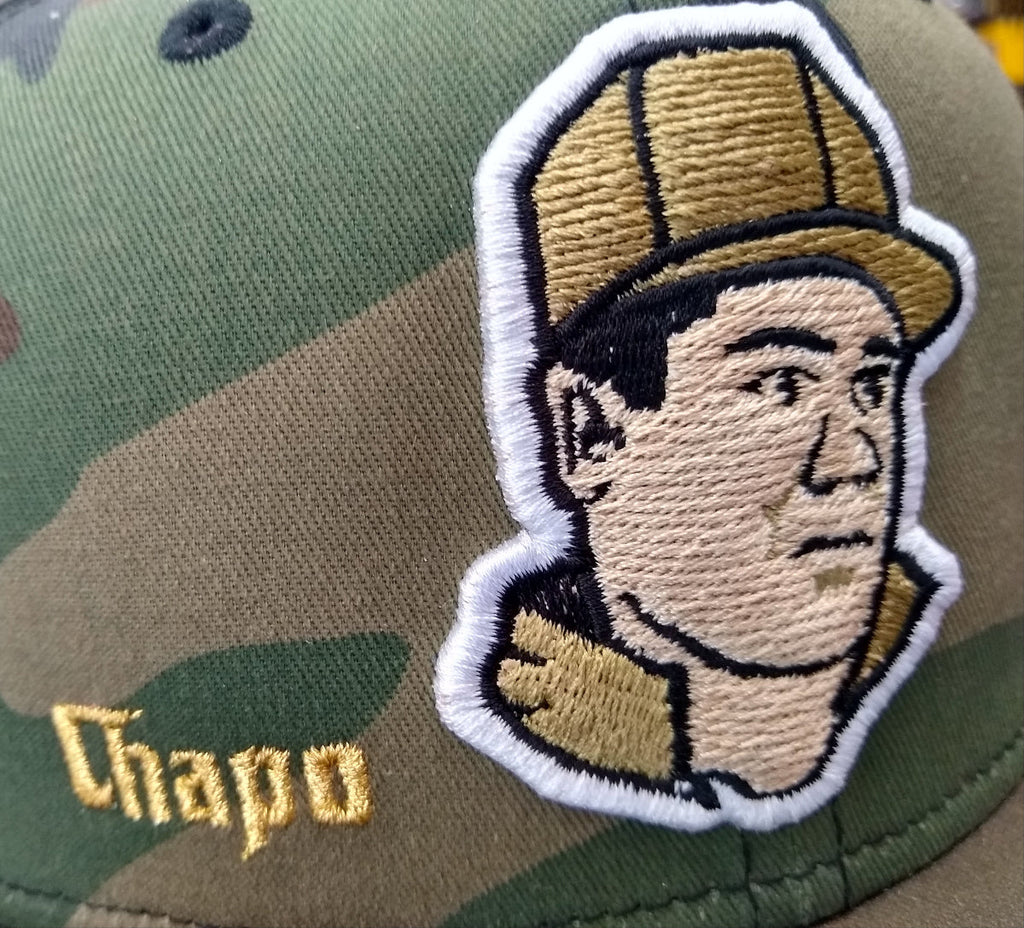 Embroidered "El Chapo" logo hats product image 17, provided for visual reference and product detail review