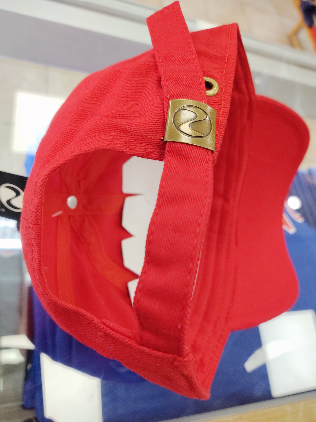 Escudo Republica Dominicana - Dominican Red / Full Color Shield Dad Hat product image 3, provided for visual reference and