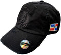 Escudo Republica Dominicana - Dominican Shield Black Full Color Dad Hat - Black / Black product image 1, provided for visual
