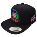 Escudo Republica Dominicana - Dominican Snapback Black - Full Color Hat product image 1, provided for visual reference and