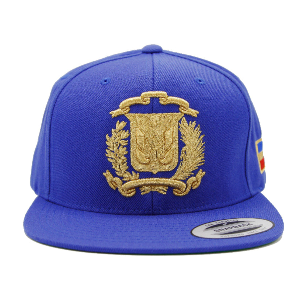 Escudo Republica Dominicana - Dominican Snapback Royal - Metallic Gold Hat product image 3, provided for visual reference